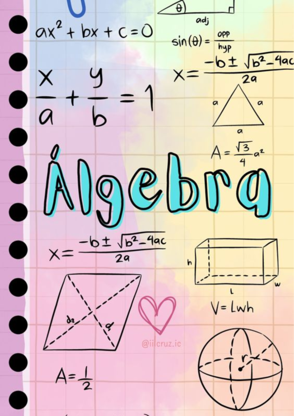 portadas de algebra