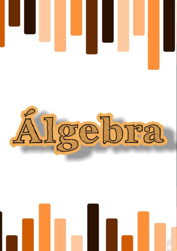 portadas de algebra