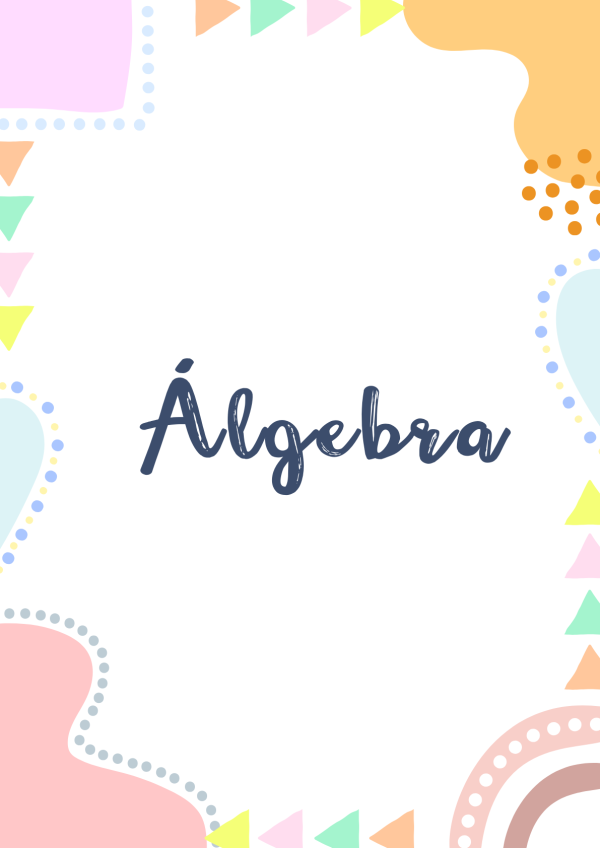 portadas de algebra