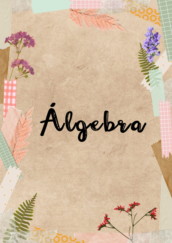 portadas de algebra