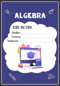 Portadas de Algebra