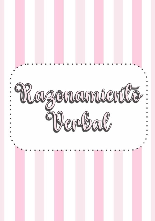 Portadas de Razonamiento Verbal
