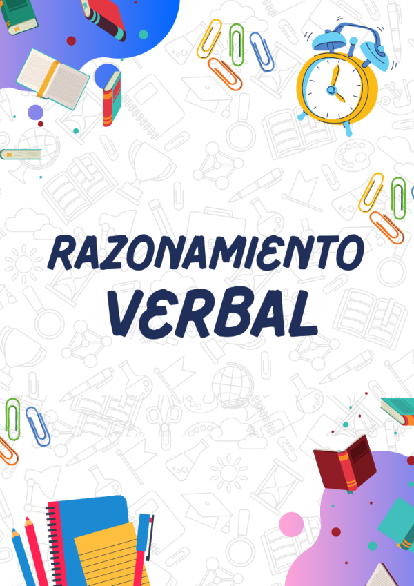 Portadas de Razonamiento Verbal
