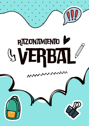 Portadas de Razonamiento Verbal