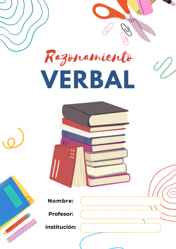 Portadas de Razonamiento Verbal