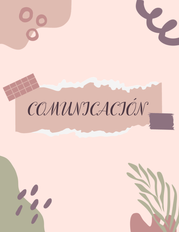 Portada de Comunicación