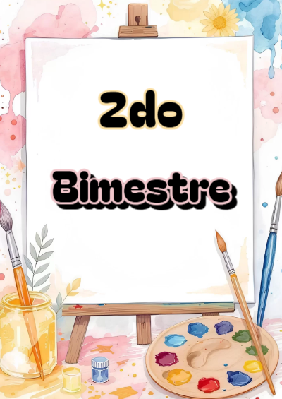 Portada de 2do segundo bimestre Editable para Imprimir Gratis