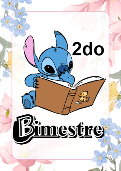 Portada de 2do segundo bimestre Editable para Imprimir Gratis