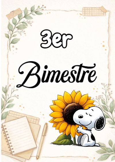 Portada de 2DO SEGUNDO BIMESTRE Editable para Imprimir Gratis