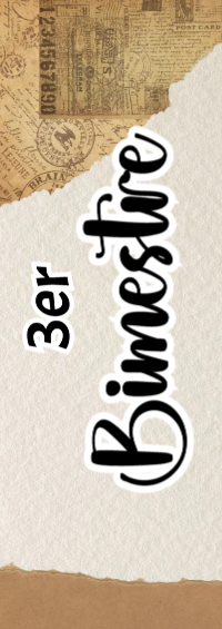Portada de 3er Editable para Imprimir Gratis