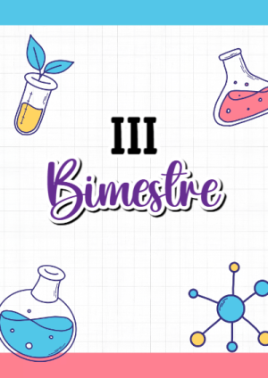 Portada de 3er segundo bimestre para cuaderno colorida y creativa - creación especial de Mini Canva
