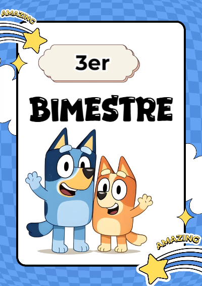Portada de 3er segundo bimestre Editable para Imprimir Gratis