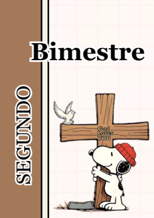 Portada de 3er segundo bimestre para cuaderno ideal para niños - perfecto para organizar tus apuntes