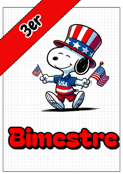 Portada de 3er segundo bimestre Editable para Imprimir Gratis