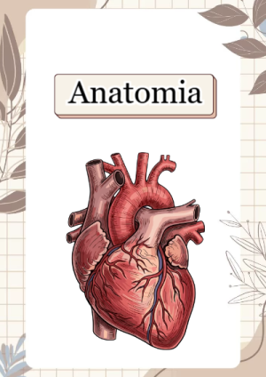 Portada de anatomia para cuaderno llamativa y bonita - diseño escolar moderno