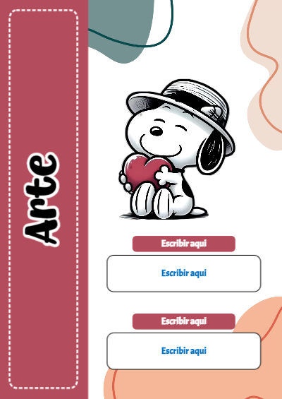 Portada de Arte Editable para Imprimir Gratis