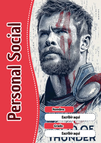 Portada de Avengers de Personal Social Editable para Imprimir Gratis