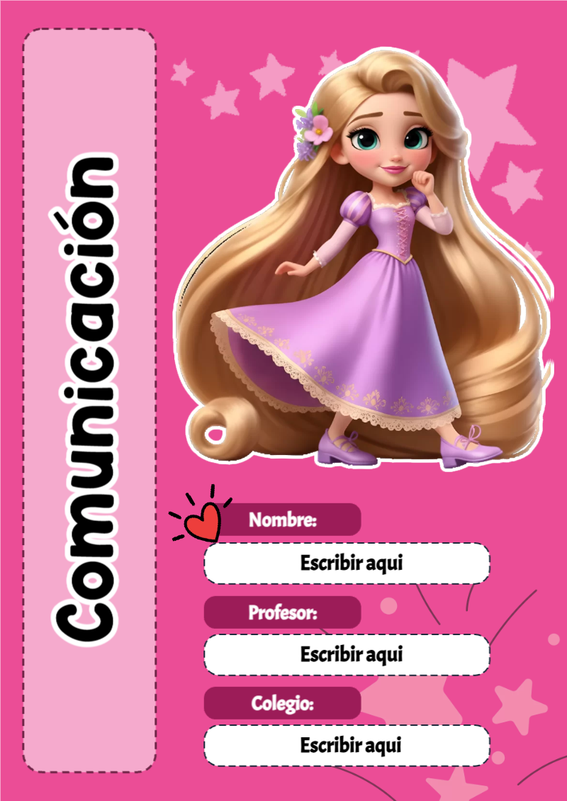 Portada de bases de Comunicación Editable para Imprimir Gratis