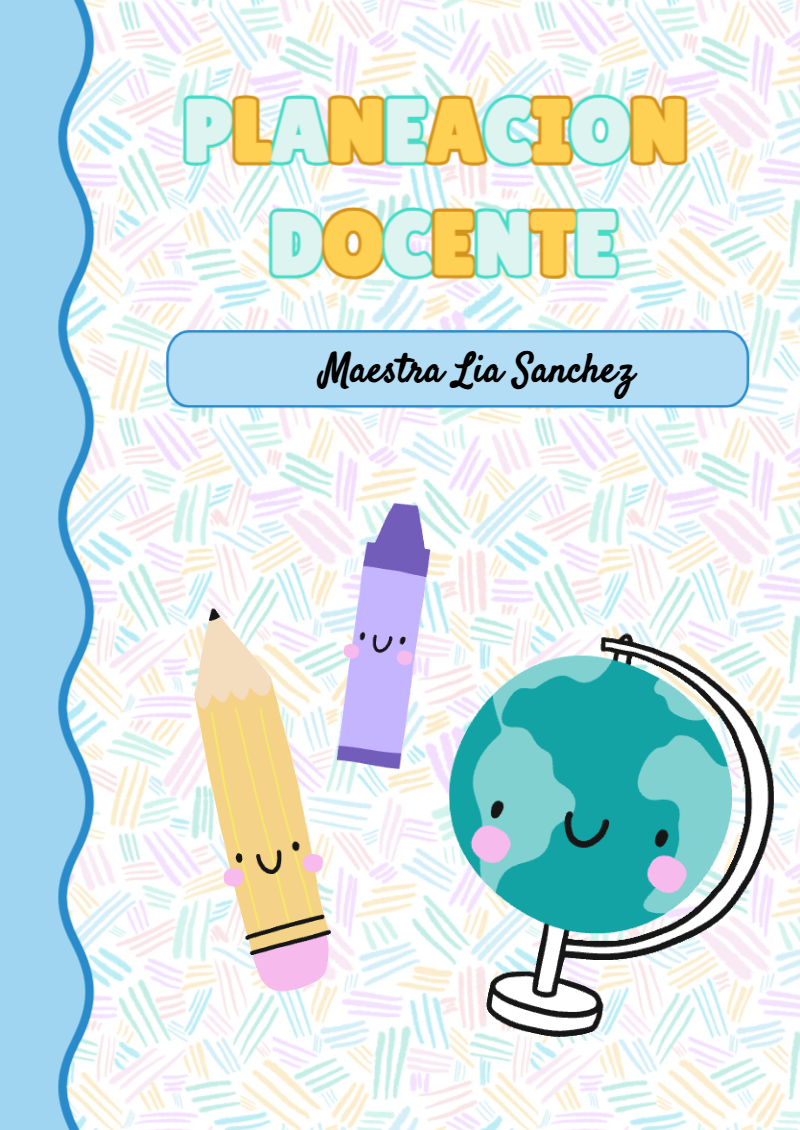 Portada de Bluey PLANEACION Editable para Imprimir Gratis