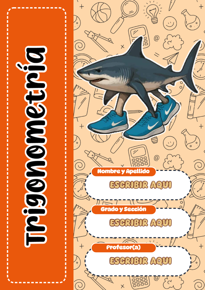 Portada de Brainrot de Trigonometría Editable para Imprimir Gratis