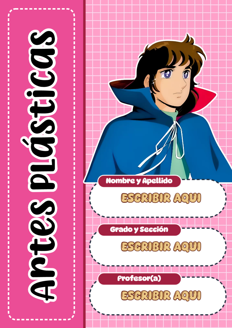 Portada de Candy de Artes Plásticas para cuaderno en tamaño A4 - ideal para cuadernos de espiral