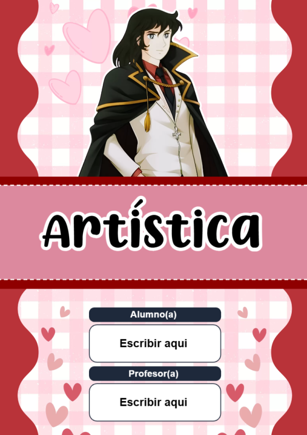 Portada de Candy de Artística para cuaderno decorativa y bonita - diseño exclusivo y original