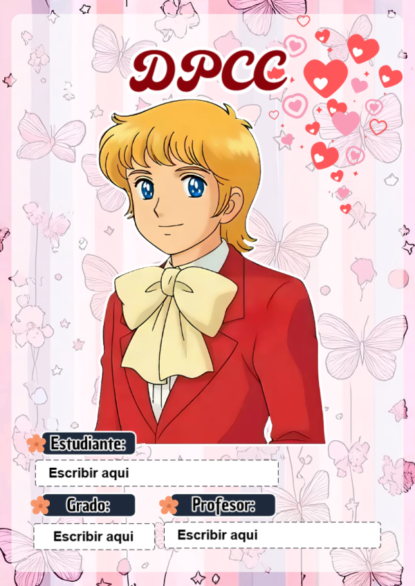 Portada de Candy de DPCC para cuaderno lista para imprimir en A4 - ideal para cuadernos de espiral