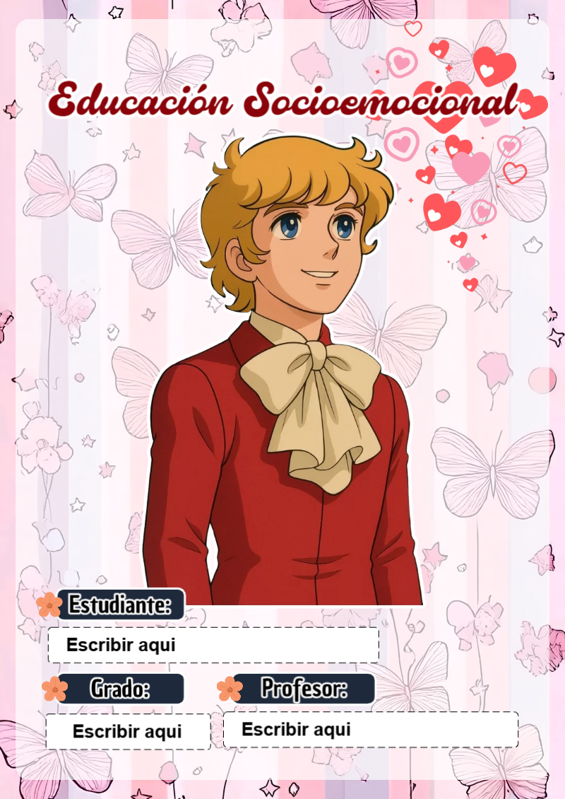 Portada de Candy de Educación Socioemocional Editable para Imprimir Gratis
