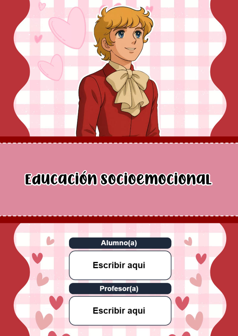 Portada de Candy de Educación Socioemocional para cuaderno ideal para niños - versión premium para imprimir