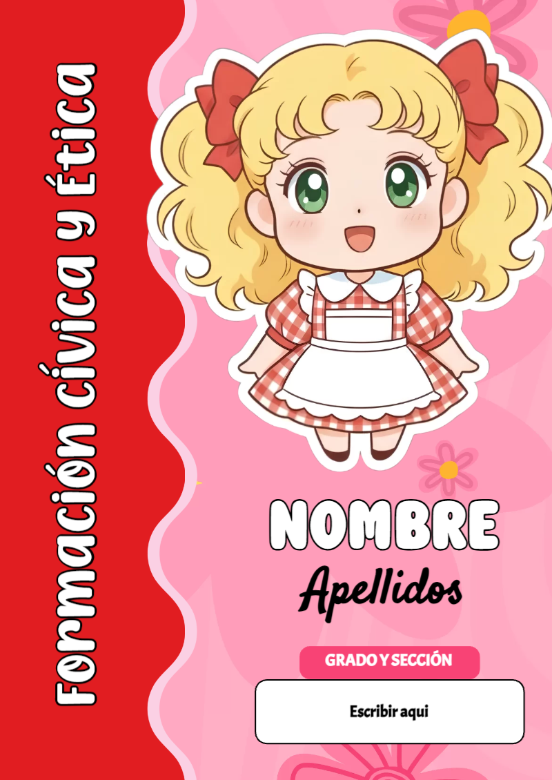 Portada de Candy de Formación Cívica y Ética Editable para Imprimir Gratis