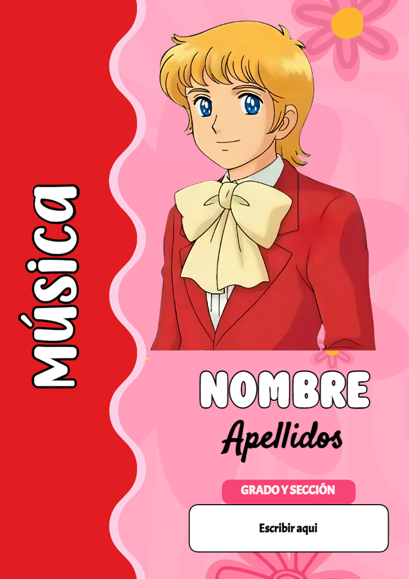 Portada de Candy de Música Editable para Imprimir Gratis