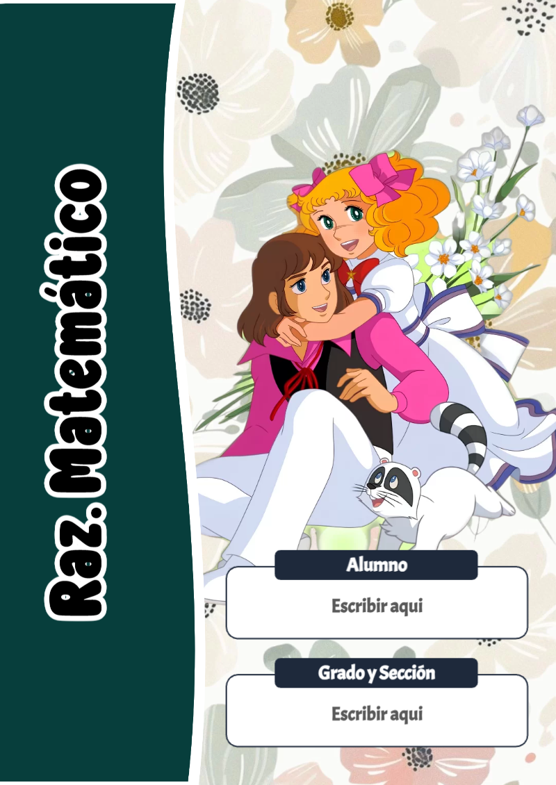 Portada de Candy de Raz. Matemático Editable para Imprimir Gratis