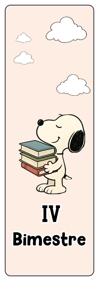 Portada de Cuarto Bimestre para cuaderno decorativa y bonita - ideal para el nuevo año escolar