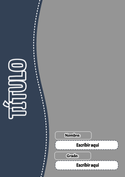 Portada de D1 para cuaderno colorida y creativa - tendencia educativa 2026