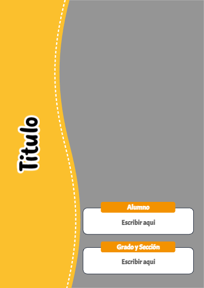 Portada de D19 para cuaderno fácil de imprimir - formato digital listo para usar