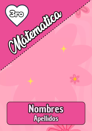 Portada de disney rosado para cuaderno llamativa y bonita - creación especial de Mini Canva