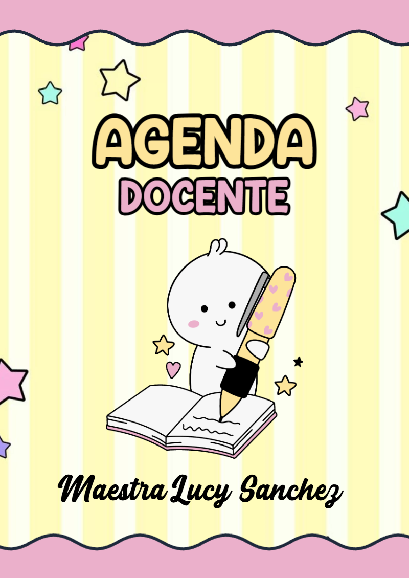 Portada de Docentes Profesores Editable para Imprimir Gratis