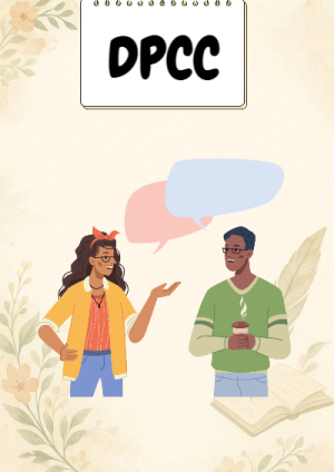 Portada de DPCC para cuaderno con diseño bonito - formato digital listo para usar