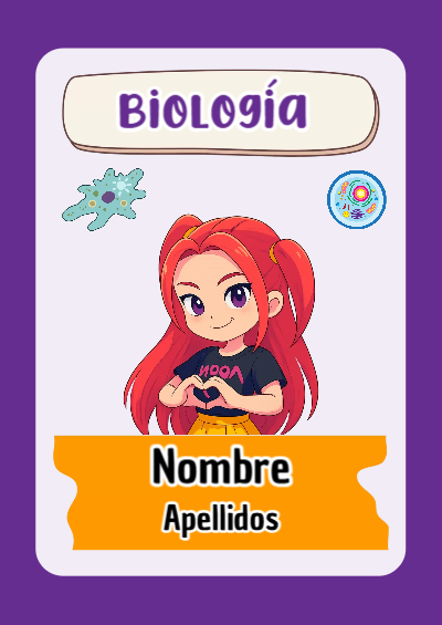 Portada de Guerreras K pop de Biología Editable para Imprimir Gratis