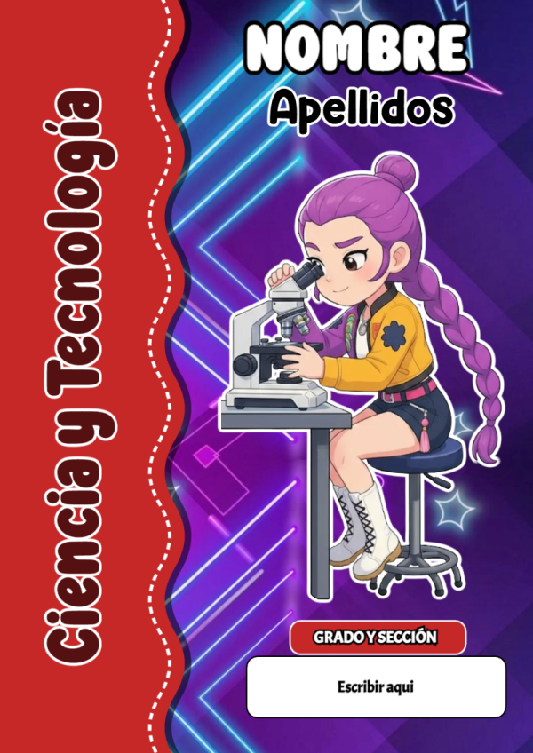 Portada de Guerreras K pop de Ciencia y Tecnología para cuaderno decorativa y bonita - disponible para descarga gratuita