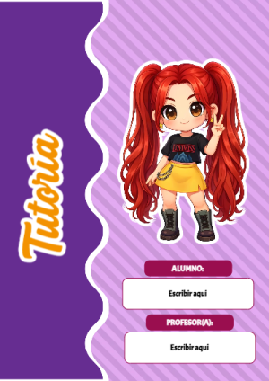 Portada de Guerreras K pop de Guerreras K pop de Tutoría para cuaderno escolar creativa - ideal para el nuevo año escolar