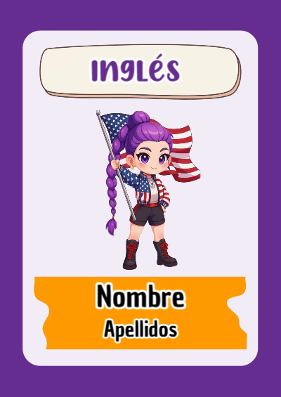 Portada de Guerreras K pop de Inglés Editable para Imprimir Gratis