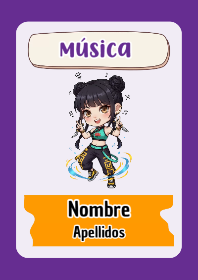 Portada de Guerreras K pop de Música Editable para Imprimir Gratis