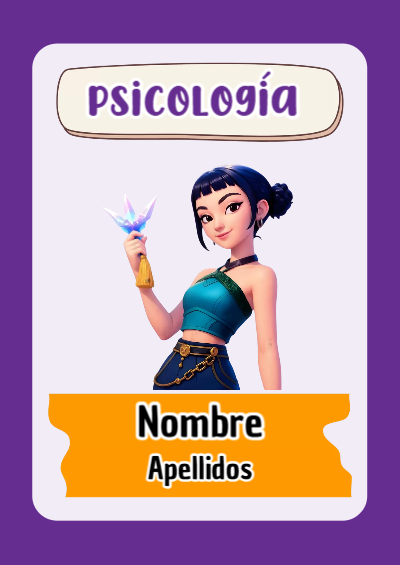 Portada de Guerreras K pop de Psicología Editable para Imprimir Gratis