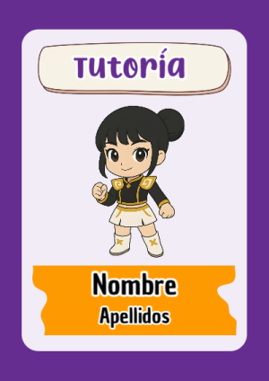 Portada de Guerreras K pop de Tutoría para cuaderno llamativa y bonita - con colores vivos y llamativos