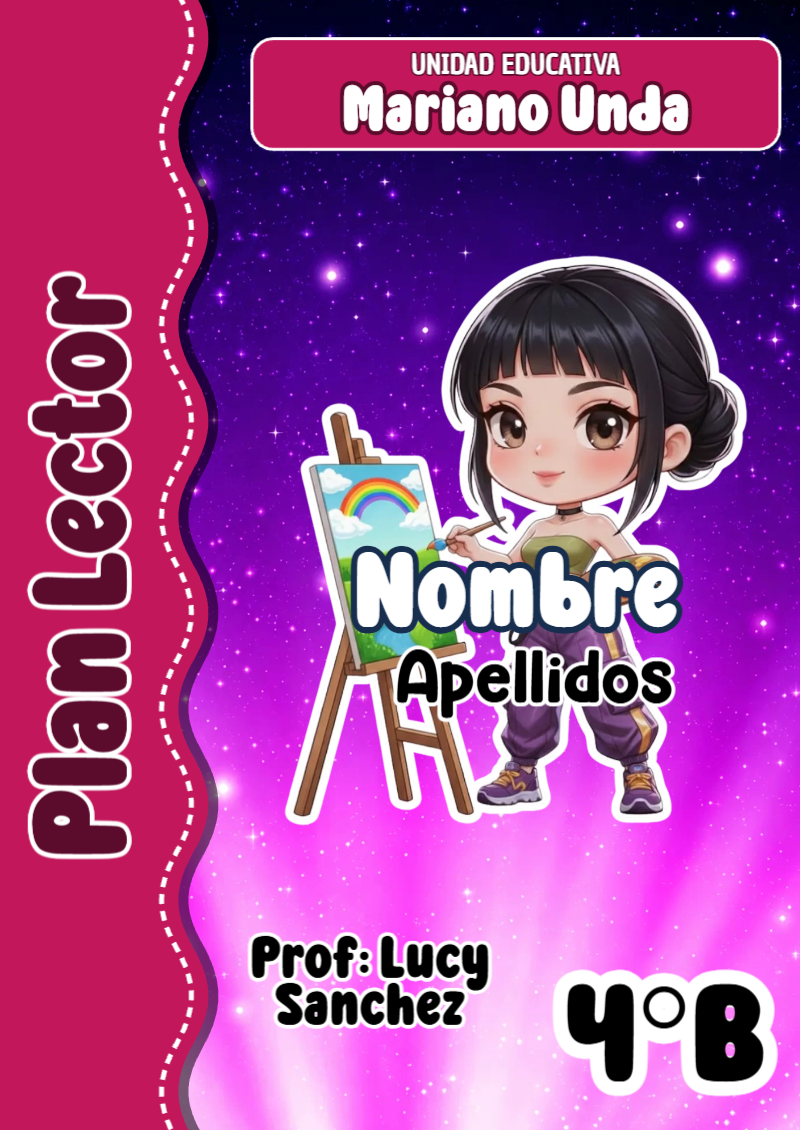Portada de Guerreras K pop Plan Lector Editable para Imprimir Gratis