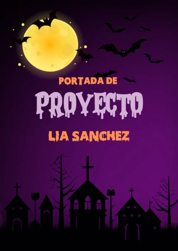 Portada de Halloween Castillo para cuaderno escolar para imprimir gratis - diseño escolar moderno