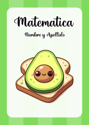 Portada de Kawaii para cuaderno con estilo creativo - ideal para cuadernos de espiral