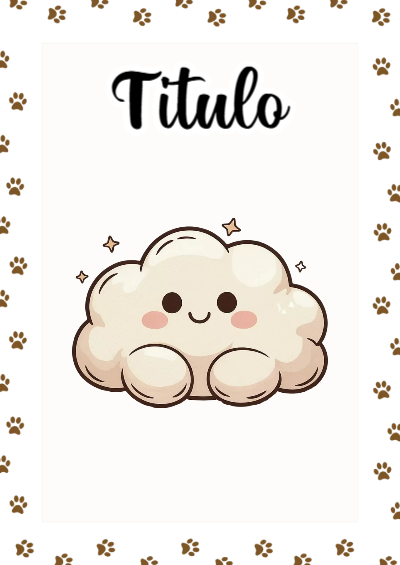 Portada de Kawaii Editable para Imprimir Gratis