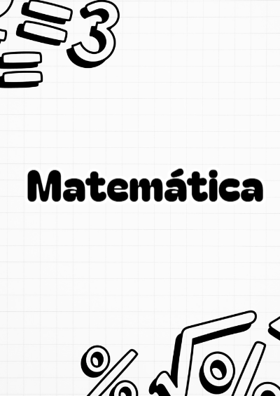 Portada de Matemática Editable para Imprimir Gratis